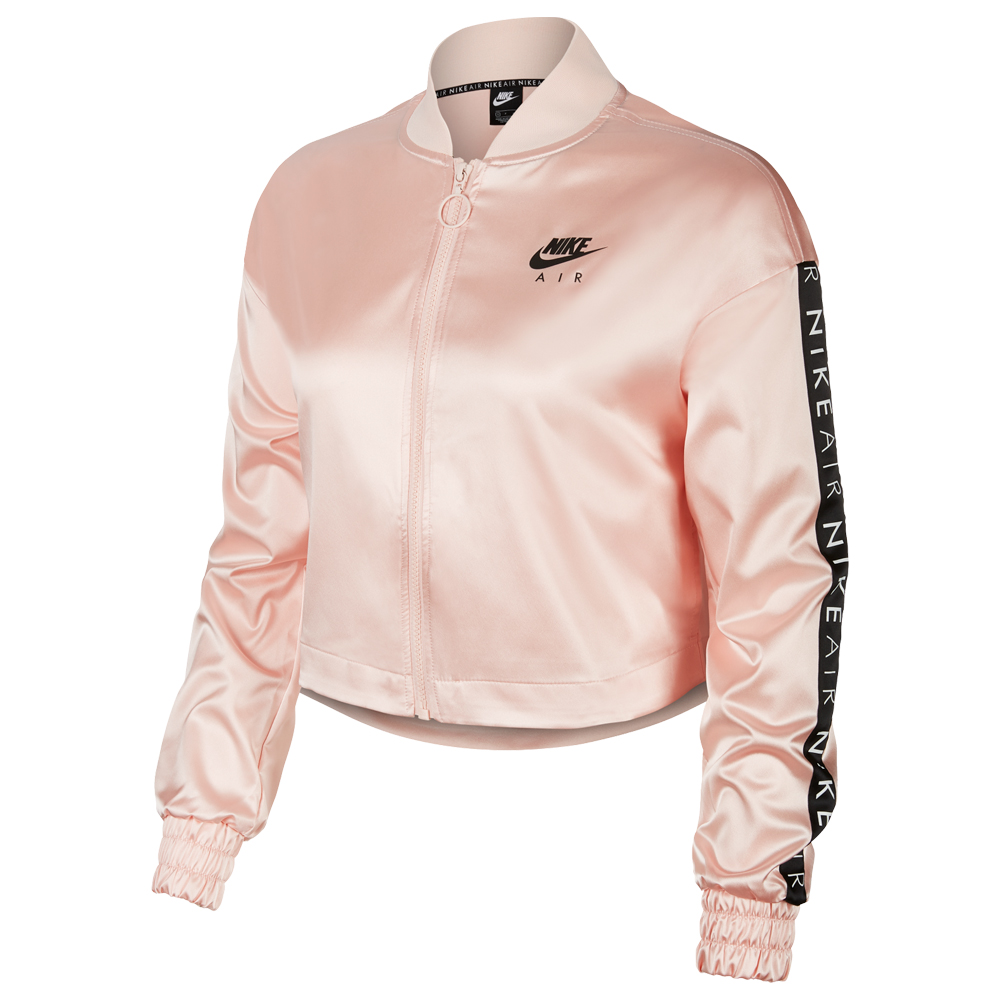 Nike W NSW AIR TRK JKT SATIN L Roz deschis Femei photo 1